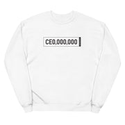 Unisex CEO fleece sweatshirt